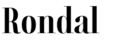 Rondal.otf的字体样式预览