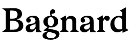 Bagnard.otf的字体样式预览