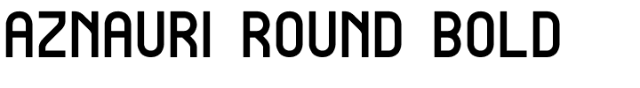 Aznauri Round Bold.ttf的字体样式预览